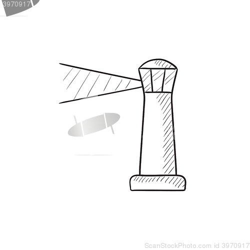 Image of Lighthouse sketch icon.