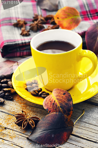 Image of Coffee in the autumn season