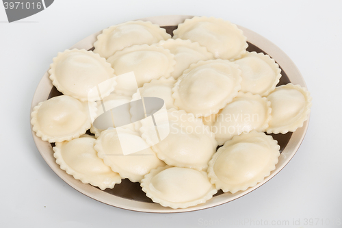 Image of Homemade traditional Russian Ukrainian dumplings