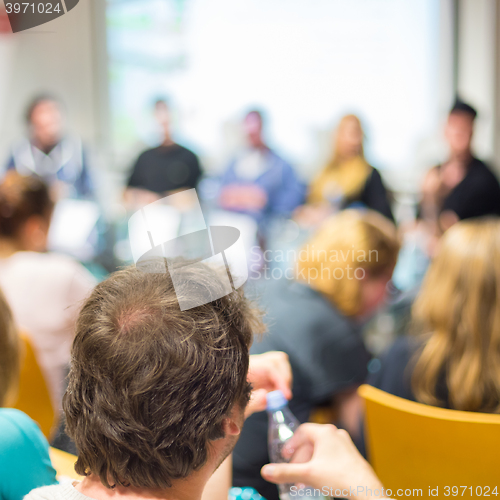 Image of Workshop at university lecture hall.