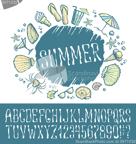 Image of  Summer beach pattern