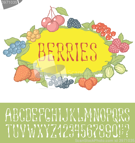 Image of Seamless berries pattern