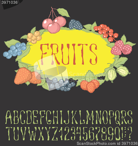 Image of Seamless berries pattern