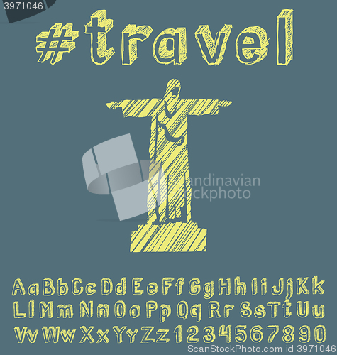 Image of Travel concept with monument