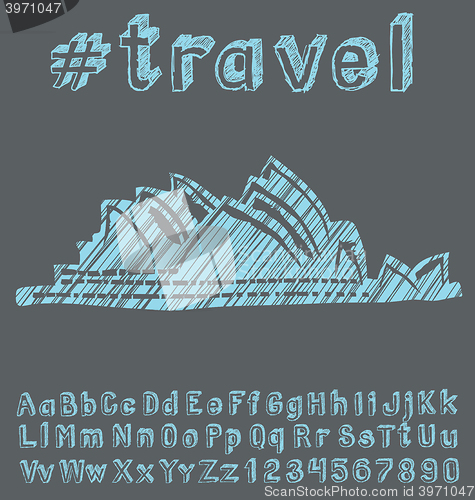 Image of Travel concept with monument