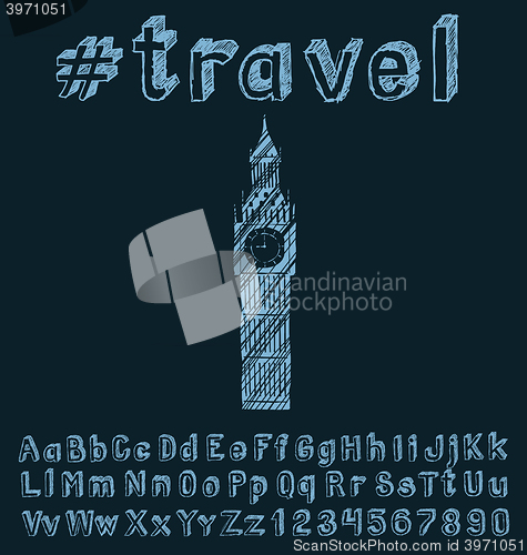 Image of Travel concept with monument