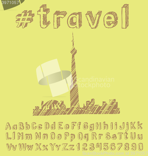 Image of Travel concept with monument