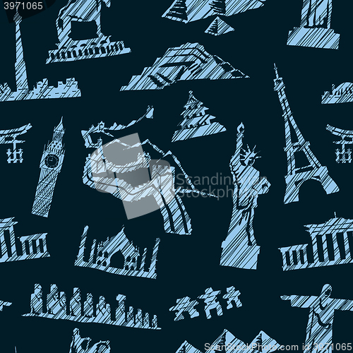 Image of Seamless travel pattern