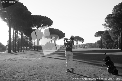 Image of golf player