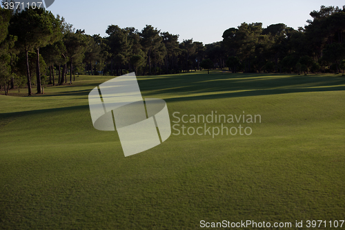Image of golf course on sunny day