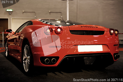 Image of Red supercar