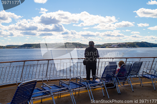 Image of Ship leaving Kirkenes