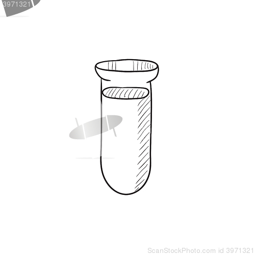 Image of Test tube sketch icon.