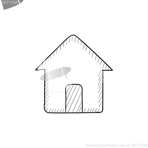 Image of House sketch icon.