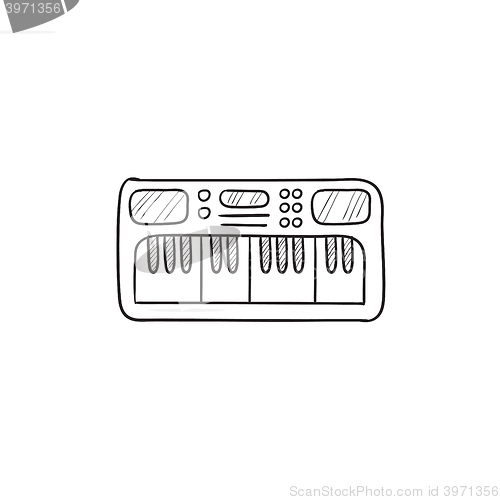 Image of Synthesizer sketch icon.