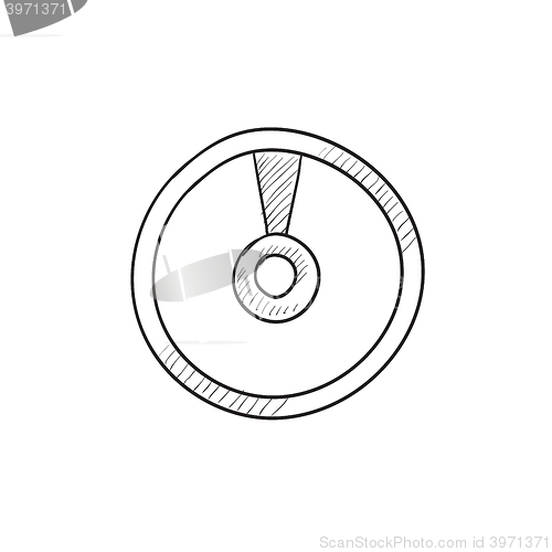 Image of Disc sketch icon.