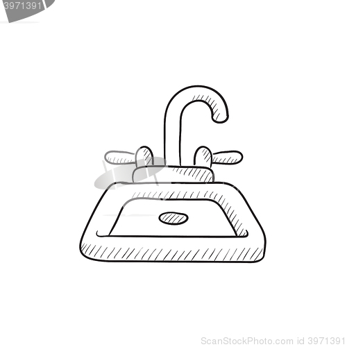 Image of Sink sketch icon.