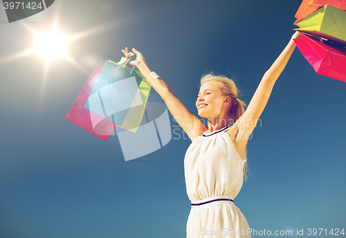 Image of woman with shopping bags