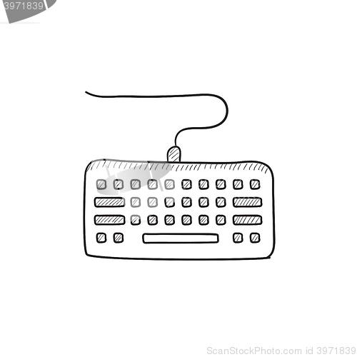 Image of Keyboard sketch icon.