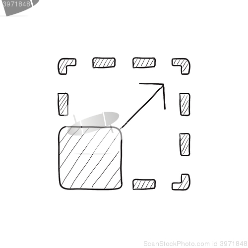 Image of Scalability sketch icon.