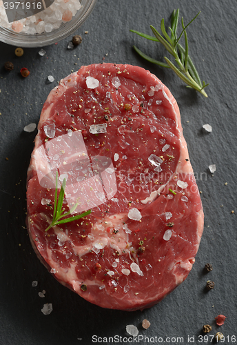 Image of Fresh raw steak 