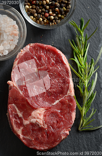 Image of Fresh raw steak 