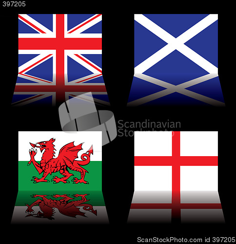 Image of great britain flags