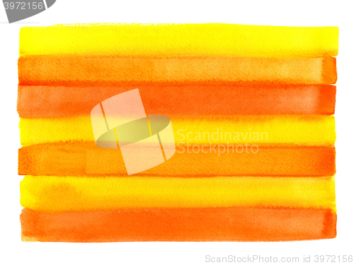 Image of Bright orange watercolor background