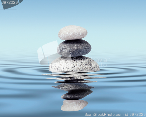 Image of Zen stones balance concept