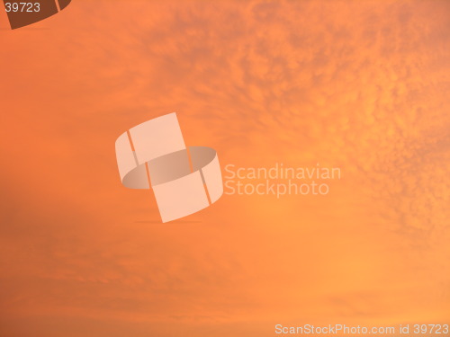 Image of orange sky,