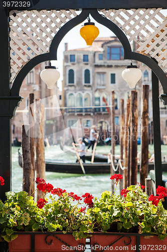 Image of Venice canal scene in Italy