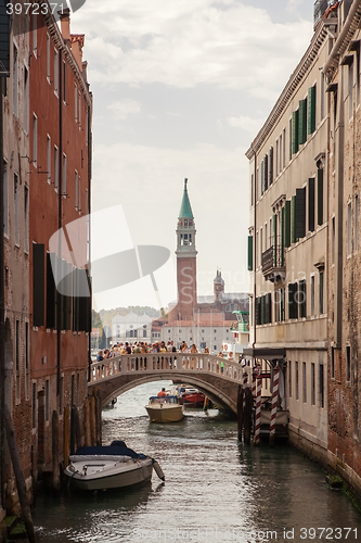 Image of Venice canal scene in Italy