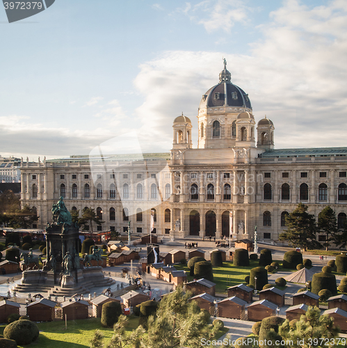 Image of Natural History Museum in Maria-Theresien-Platz in Vienna