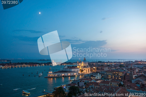 Image of Beautiful sunset in Venice