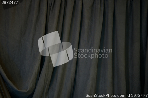 Image of Black Draped Background