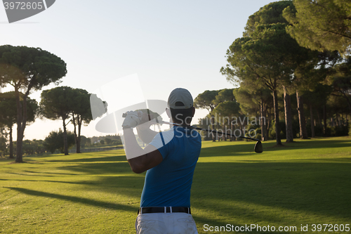 Image of golf player
