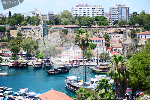 Image of old town, Antalya