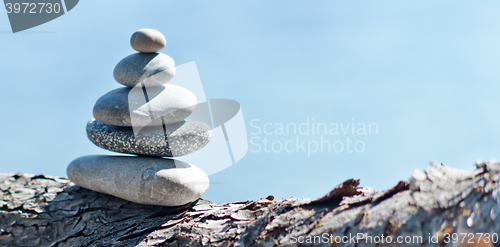 Image of pebble tower