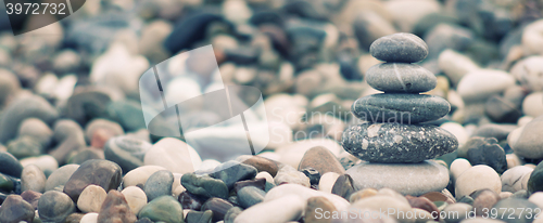 Image of pebble tower