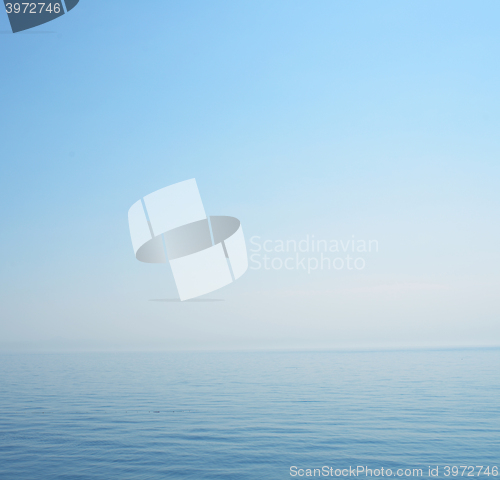 Image of beautiful blue sea
