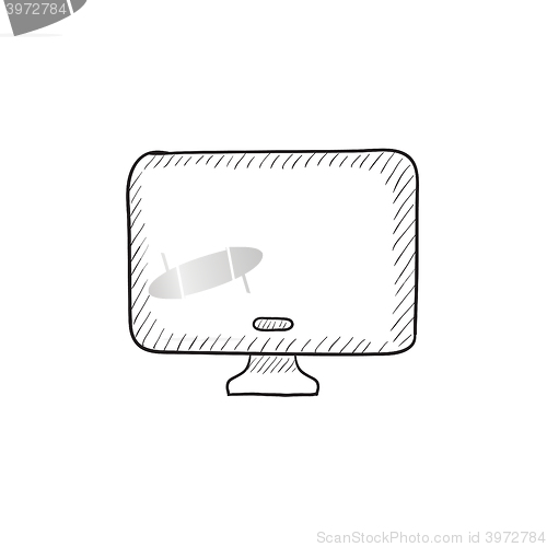 Image of Monitor sketch icon.