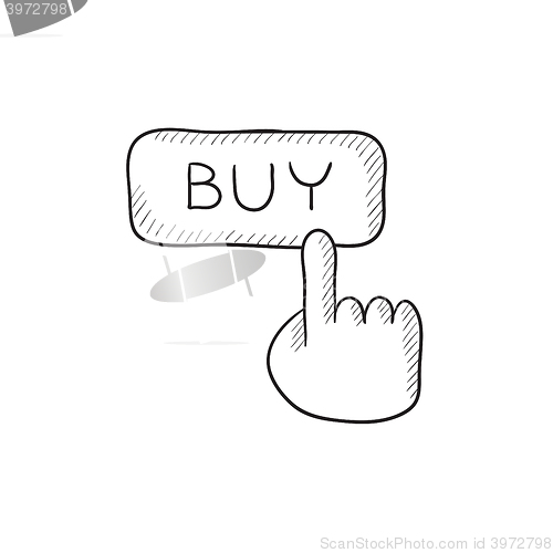 Image of Buy button sketch icon.