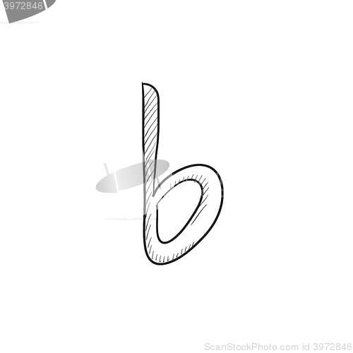 Image of Musical note sketch icon.