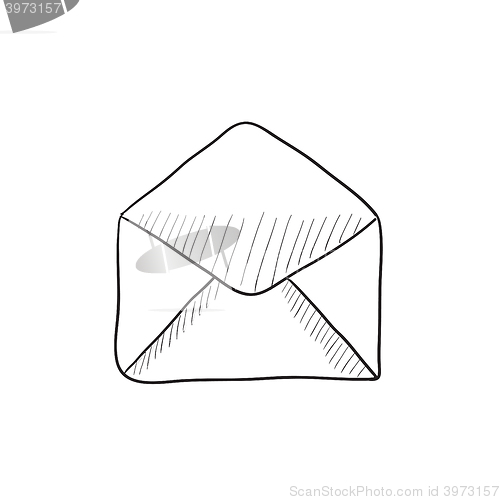 Image of Envelope sketch icon.