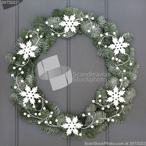 Image of Snowflake Wreath Decoration