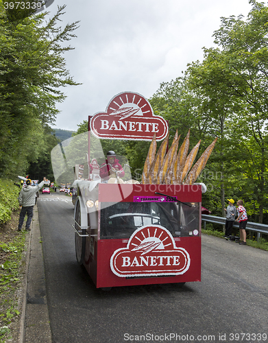 Image of Banette Vehicle in Vosges Mountains - Tour de France 2014