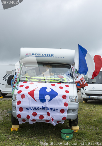 Image of Decorated Caravan - Tour de France 2014