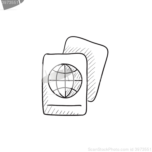Image of Map sketch icon.