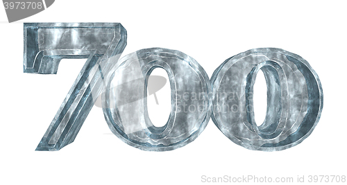 Image of frozen seven hundred - 3d rendering