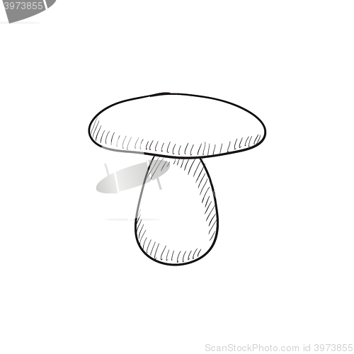 Image of Mushroom sketch icon.